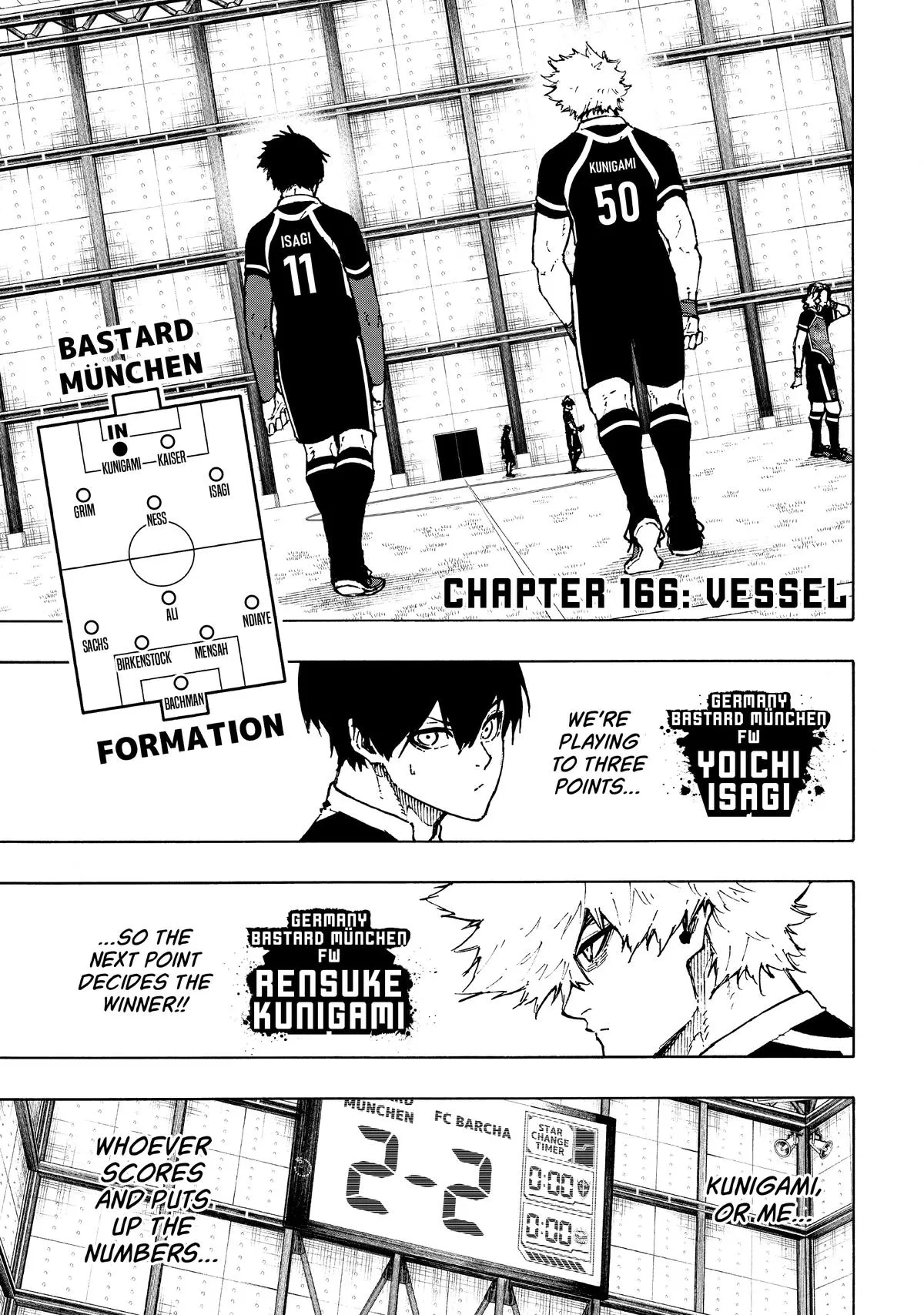 Blue Lock Chapter 166 Image 1