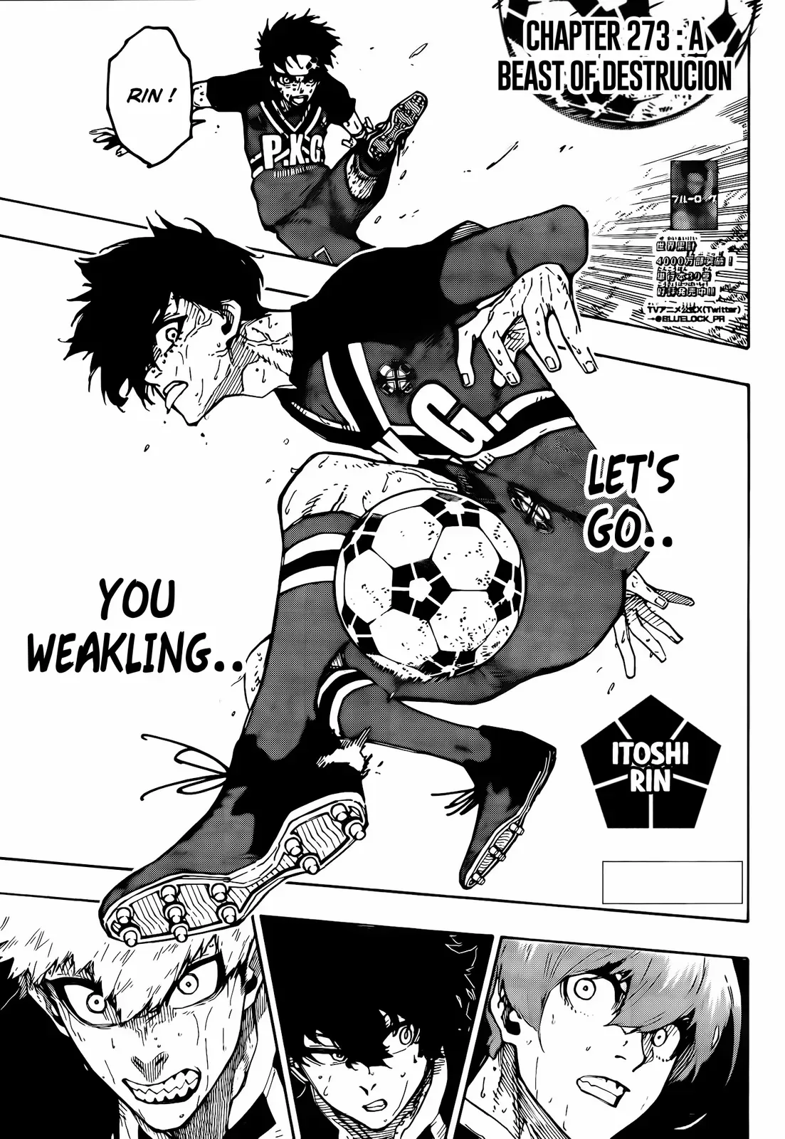 Blue Lock Chapter 273 Image 1