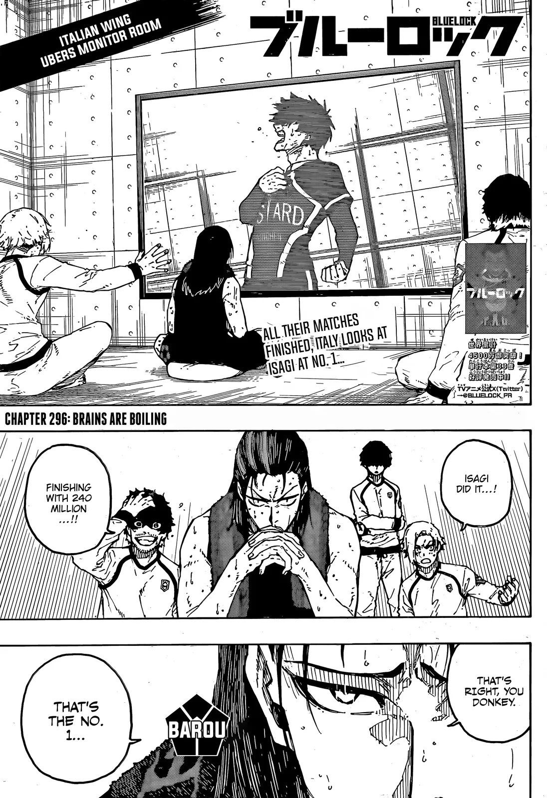 Blue Lock Chapter 296 Image 1